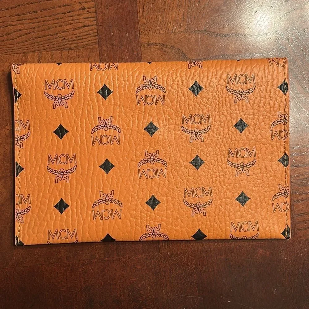 MCM Thin Envelope Clutch with Box